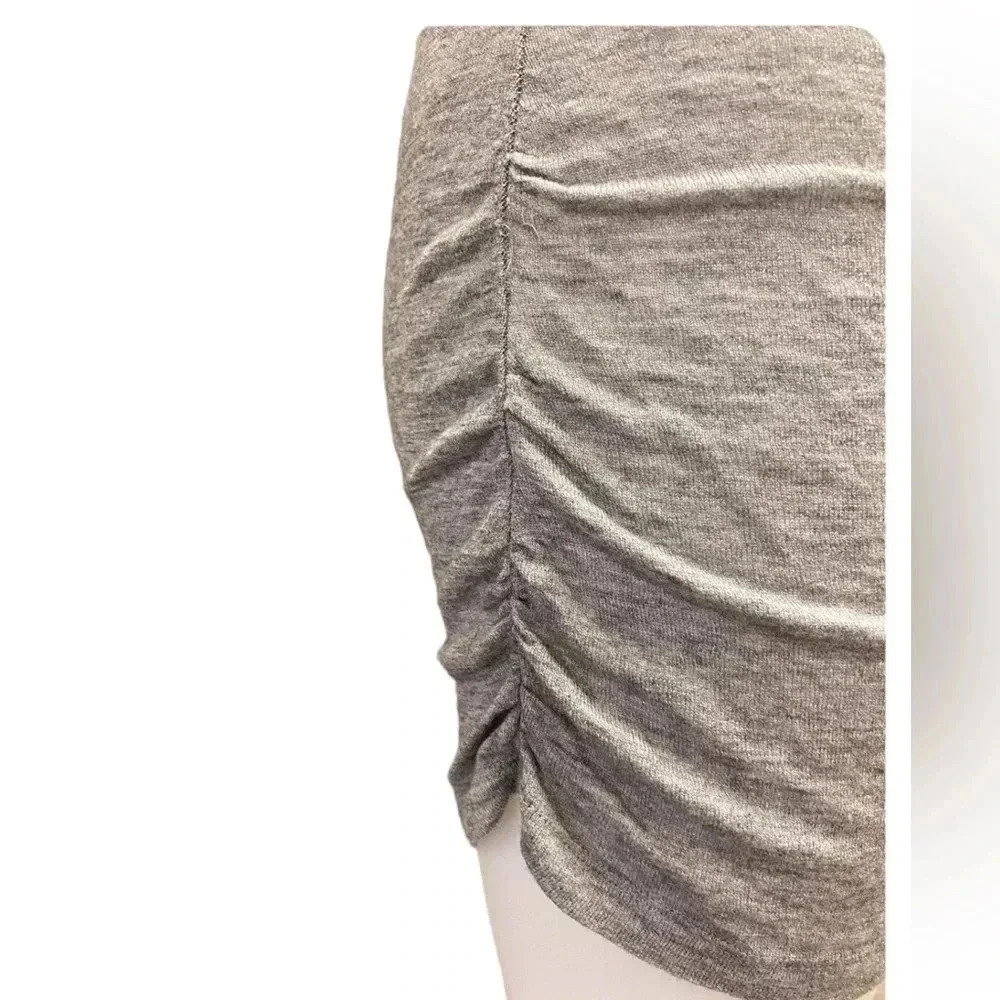 Club Monaco Grey Stretchy Cowl Neck Mini Dress Size  Medium - Picture 6 of 9